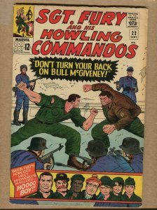 Sgt. Fury  #22 - Meet Hooo Boy!! - 1965 (Grade 5.0) WH