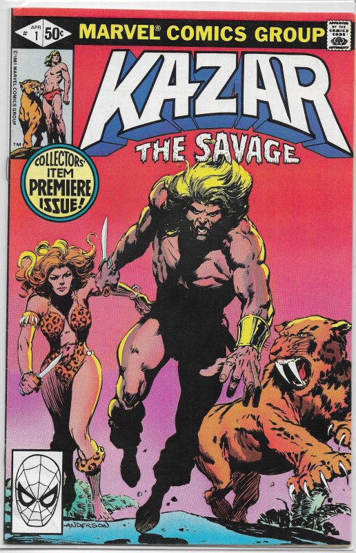 Ka-Zar the Savage (1981) # 1 FN Bruce Jones/Anderson