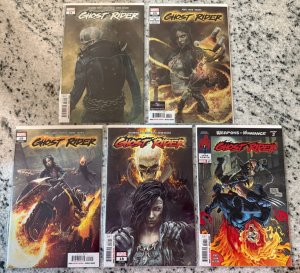 Lot Of 5 Ghost Rider Marvel Comic Books # 17 18 19 20 21 NM 1st Prt Percy 8 J431