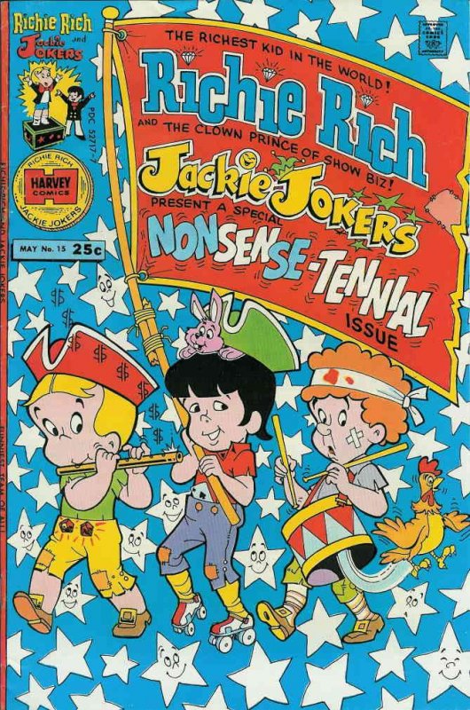 Richie Rich And Jackie Jokers #15 GD ; Harvey | low grade comic USA  Bicentennial | Comic Books - Bronze Age, Harvey, Richie Rich, Humor/Satire  / HipComic