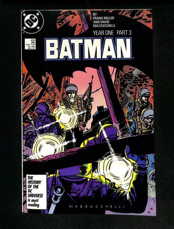 Batman #406 Year One Part 3 Frank Miller!