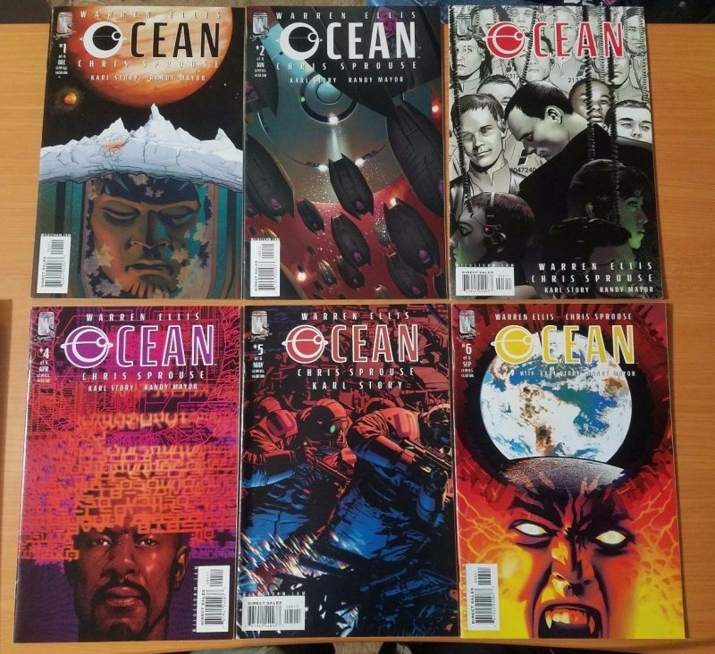 OCEAN 1-6 Complete Set Run ~ NEAR MINT NM ~ 2004 Wildstorm Comics