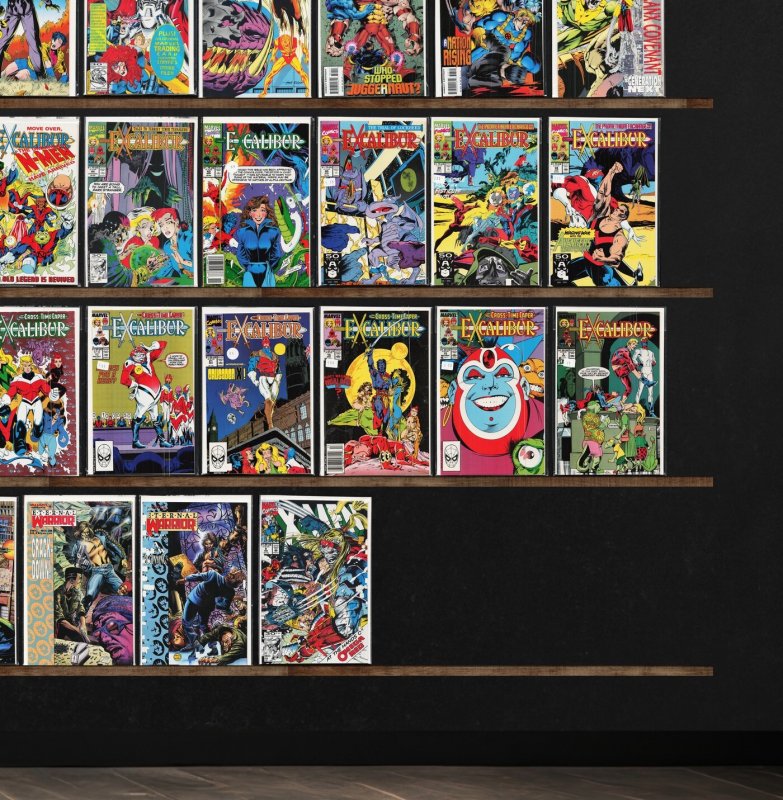 Huge Lot 140+ Comics with Excalibur, The Uncanny X-Men, Eternal Warrior & More!