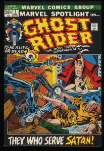 Marvel Spotlight #7 VF 8.0 3rd Appearance Ghost Rider!  Mike Ploog Art!