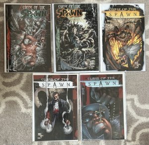 Curse Of The Spawn #13,14,16,17,18 Todd McFarlane Image Comics NM Lot