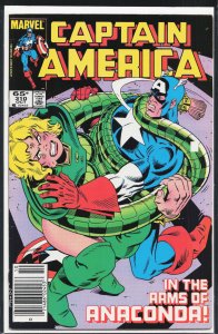 Captain America #310 (1985) Captain America [Key Issue]