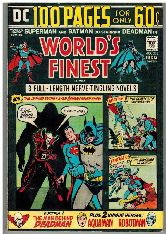 WORLDS FINEST 223 F-VF June 1974