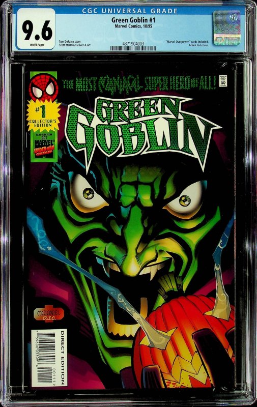 Green Goblin #1 Direct Edition (1995) - CGC 9.6 - Cert#4371904003