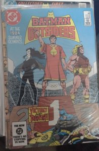 BATMAN AND THE OUTSIDERS # 15 1984 DC comics  jim aparo  olympics