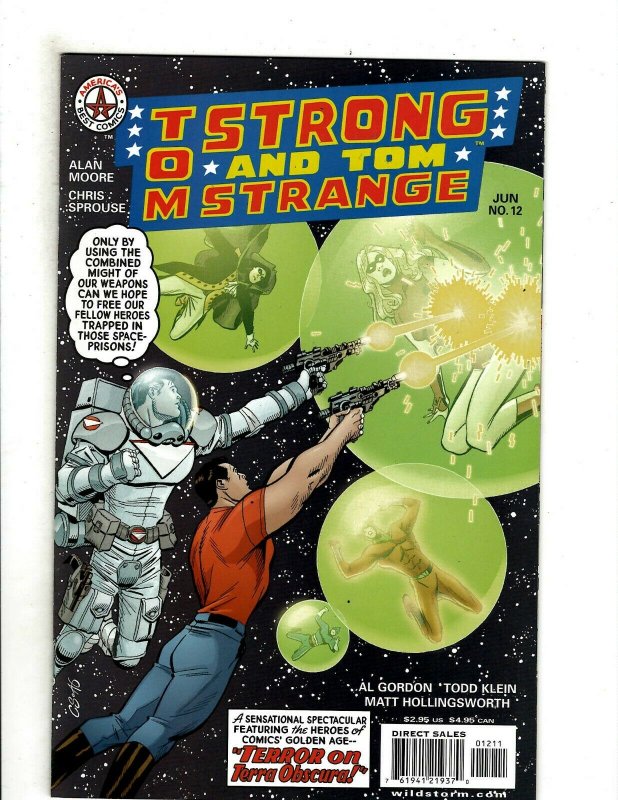 12 Tom Strong Acclaim Comics # 1 2 3 4 5 6 7 8 9 10 11 12 Tom Strange RB15