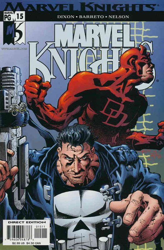 Marvel Knights #15 FN ; Marvel | Daredevil Punisher