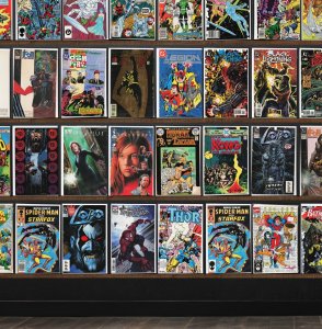 Huge Lot 140+ Comics with Doom Patrol, Batman, Silver Surfer & More!