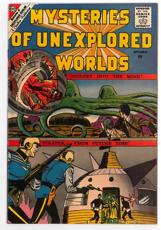 Mysteries of Unexplored Worlds (1956) #20 FN+ Pirates from Future Time