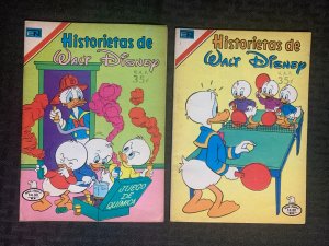 1980 HISTORIETAS DE WALT DISNEY Spanish Digest Comic #2-741 & 742 (5.0/5.5) LOT