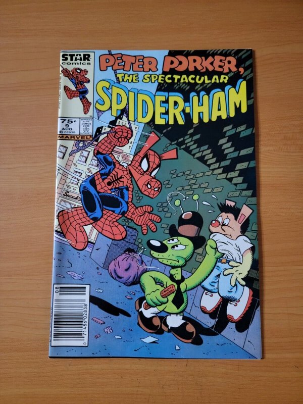 Peter Porker, the Spectacular Spider-Ham #9 Newsstand ~ NEAR MINT NM ~ 1986
