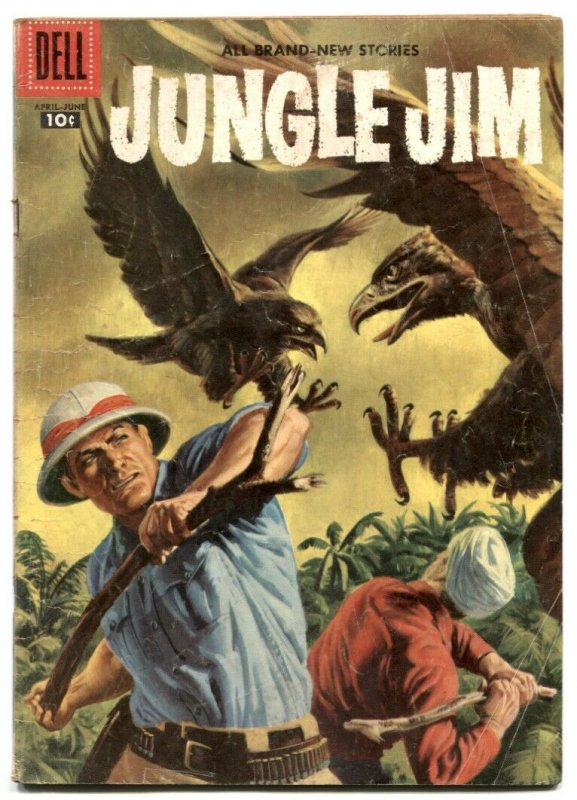 Jungle Jim #12 1957- Dell silver age comic VG