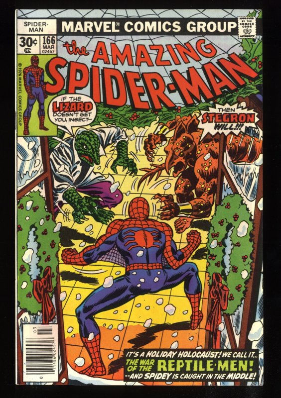 Amazing Spider-Man #166 FN/VF 7.0 Lizard!