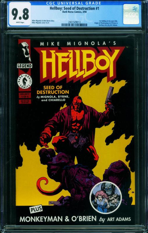 Hellboy: Seed of Destruction #1 1994 CGC 9.8-1st Hellboy in own title