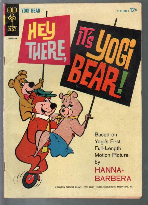 Hey There, It's Yogi Bear 1964-Dell-Hanna Barbera-movie edition-FN-