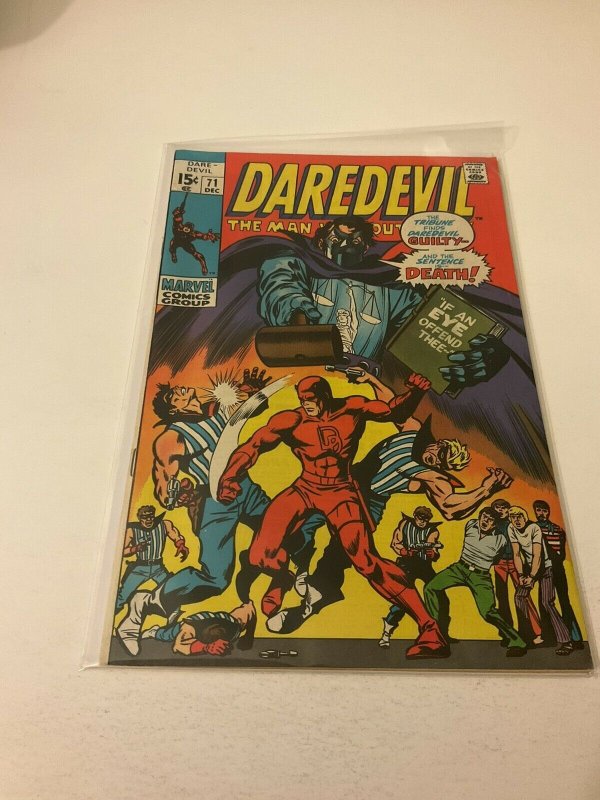 Daredevil 71 Vf- Very Fine- 7.5 Marvel Comics