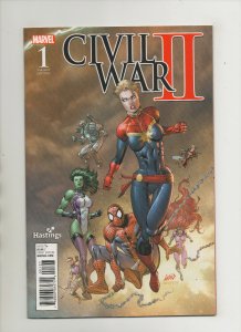Civil War II #1 - Hastings Variant Cover - (Grade 9.2) 2016