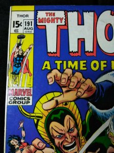 THOR  # 191  1st Durok the Demolisher 1971 VF