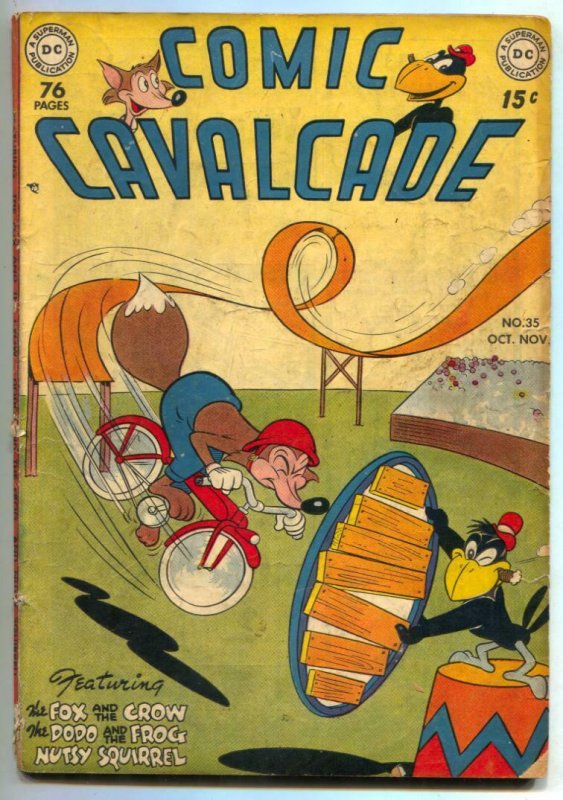 Comic Cavalcade #35 1949-FOX AND CROW-FUNNY ANIMAL-very good VG