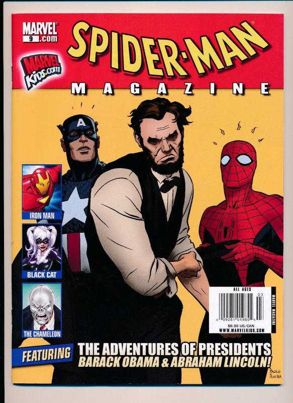 Spider-Man Magazine #9 Marvel Kids, 2010 Marvel Comics ~ NM (D01)