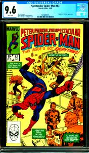Spectacular Spider-Man #83 CGC Graded 9.6 Black Cat & Punisher
