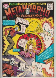 Metamorpho the Element Man #1 (Aug-65) VG+ Affordable-Grade Metamorpho, Simon...