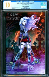 Lady Death Imperial Requiem #1 Hunt Dystopia Edition Coffin 2024 Ltd /50 CGC 10