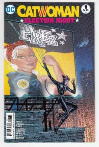 CATWOMAN ELECTION NIGHT (2016 DC) #1 CVR A SHANE DAVIS