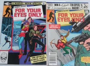 FOR YOUR EYES ONLY 1-2 complete 007! Chaykin no less
