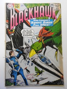Blackhawk #158 (1961) GD/VG Cond 1 in spine split, cover detached top staple