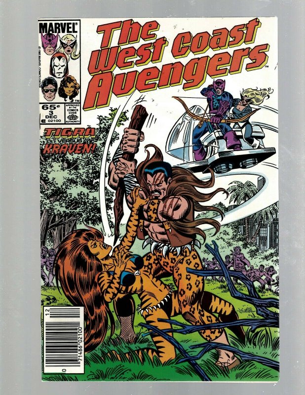 12 The West Coast Avengers Marvel Comic Books #1 3 4 5 7 8 10 11 12 13 15 16 GB2