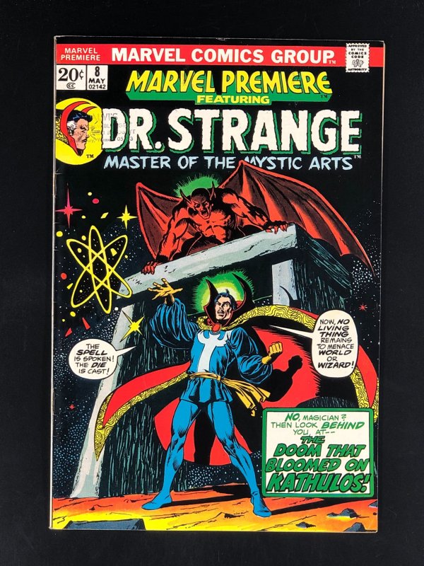 Marvel Premiere #8 (1973) VF Featuring Doctor Strange Jim Starlin Cover