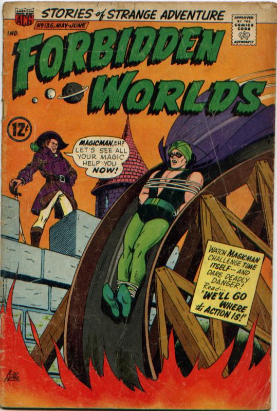 Forbidden Worlds #133 & 135 (1966,AGC)  Magicman; Origin / 1st Dragonia