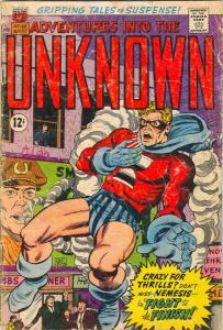 Adventures into the Unknown #166 VG ; ACG | low grade comic Nemesis August 1966