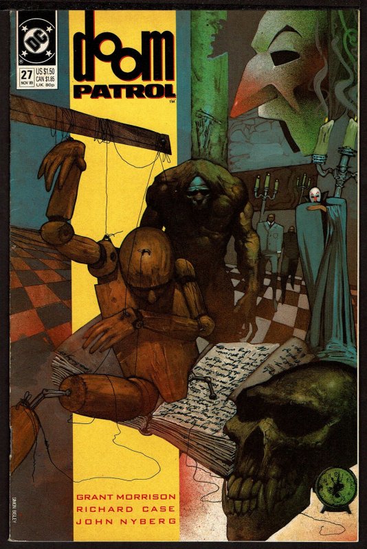 Doom Patrol #27 Grant Morrison (Nov 1989, DC)  6.5 FN+