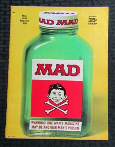 1969 MAD Magazine #125 VG 4.0 Alfred E Neuman / Peanuts / 2001 Space Odyssey 