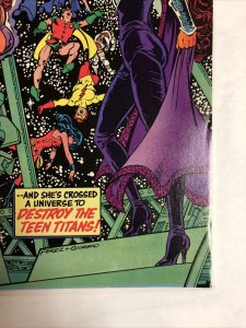 New Teen Titans (1982) # 23 (VF/NM) 1st Blackfire | 1st Vigilante | Newsstand