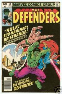 Defenders #78 Marvel Comics 1978 Fn