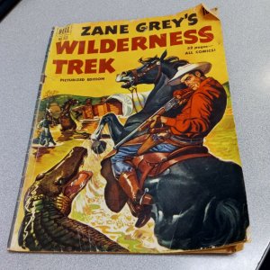 Zane Grey's WILDERNESS TREK DELL FOUR COLOR COMICS #333, golden age 1951 western