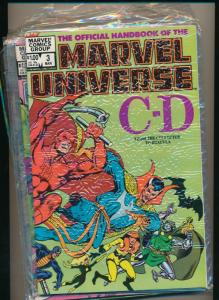 LOT of 9-MARVEL UNIVERSE C-D,D-G,H-J,K-M,M,N-P,Q-S,S,S-U,V-Z #3-11 VF(PF747) 