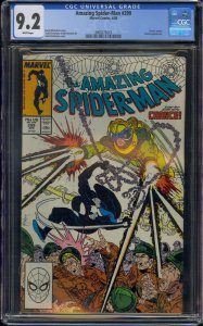 AMAZING SPIDER-MAN #299 CGC 9.2 1ST VENOM CAMEO WHITE PAGES NEVER PRESSED