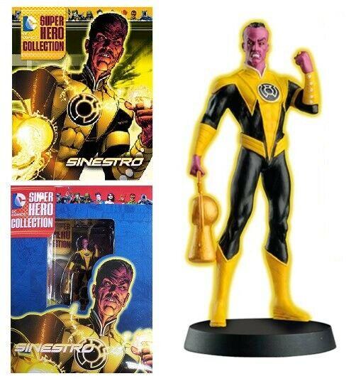 DC Superhero Collection #23 Sinestro Figure w/Booklet (Eaglemoss, 2015) New!