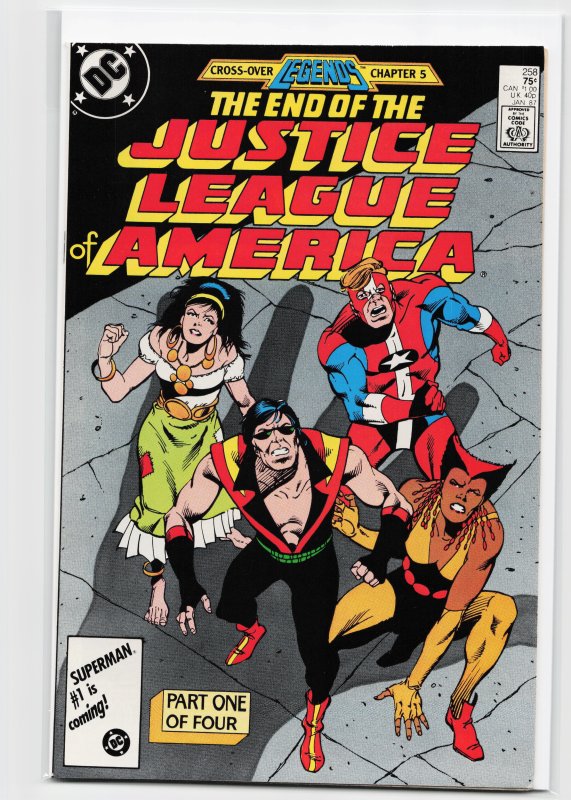 Justice League of America #258 (1987) Justice League