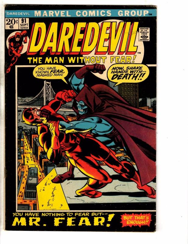 Daredevil # 91 FN Marvel Comic Book Netflix Kingpin Owl Mr. Fear Hand J233