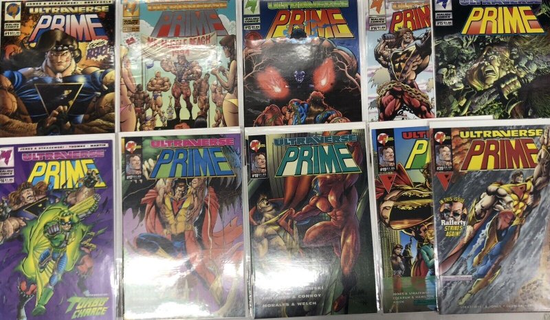 Ultraverse Prime (1993) Set Issue # 1-26 + Annual # 1 Malibu Comics • Strazewski