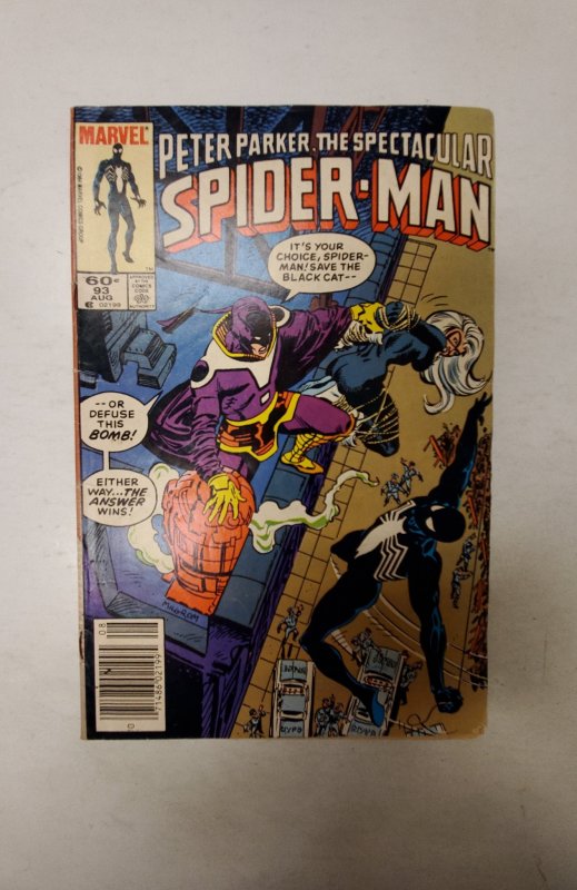 The Spectacular Spider-Man #93 (1984) Marvel Comic Book J728